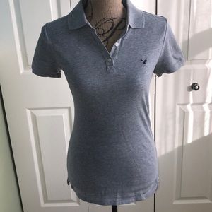 American eagle collared short sleeve